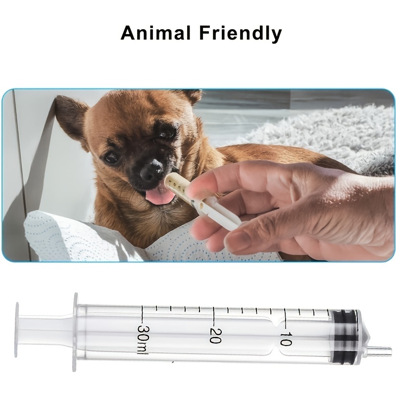 5pcs 30ml Plastic Syringe for Pet Feed Water Measurement