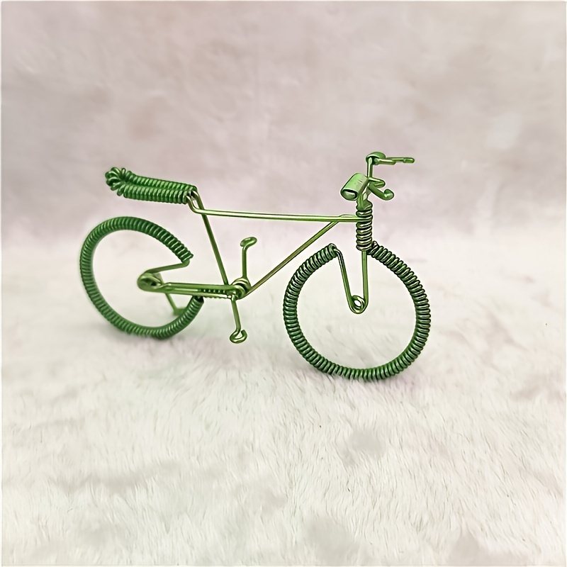 3 Pièces D'artisanat En Fil D'aluminium Coloré Pour Vélos À Roues Fines,  Décoration De Vélo Unique : Fait À La Main Avec Plusieurs Couleurs De Fil