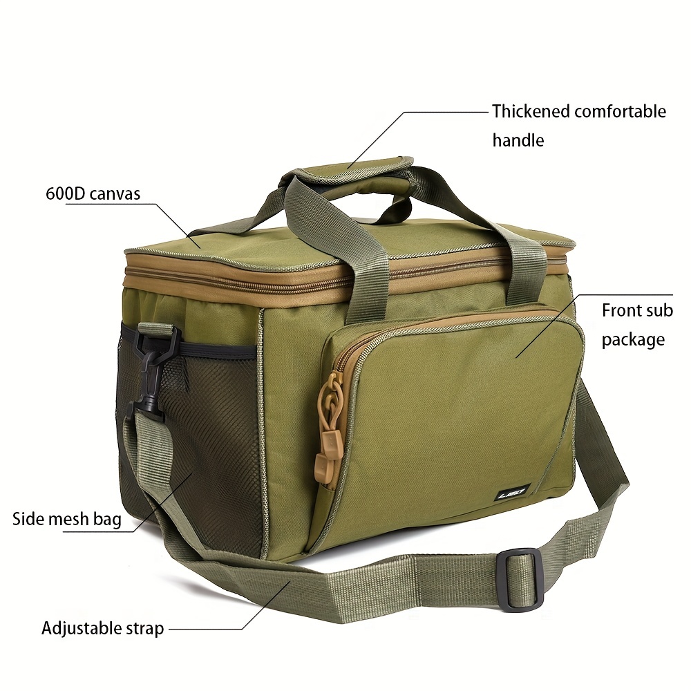 Leofishing Portable Fishing Gear Storage Sling Bag Assorted - Temu Canada