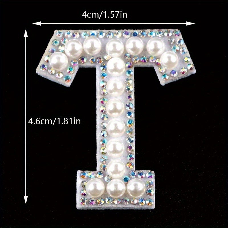 2 Silver Rhinestone Letter with Adhesive A-Z - Mum Factory Outlet™