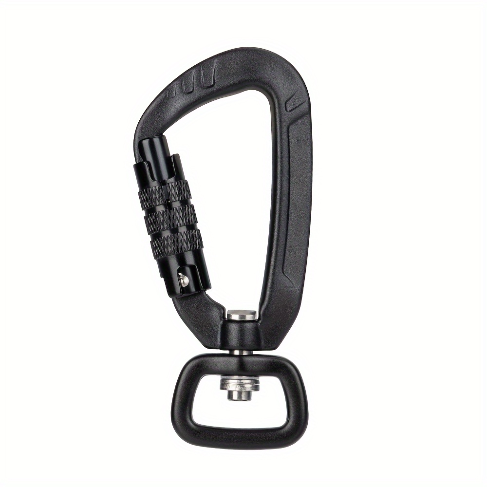 4kn Auto Locking Buckle Clip Aluminum Swivel Dog Carabiner Hook For Dog  Leash Securing Pets Harness Keychains Camping Hiking, Check Out Today's  Deals Now