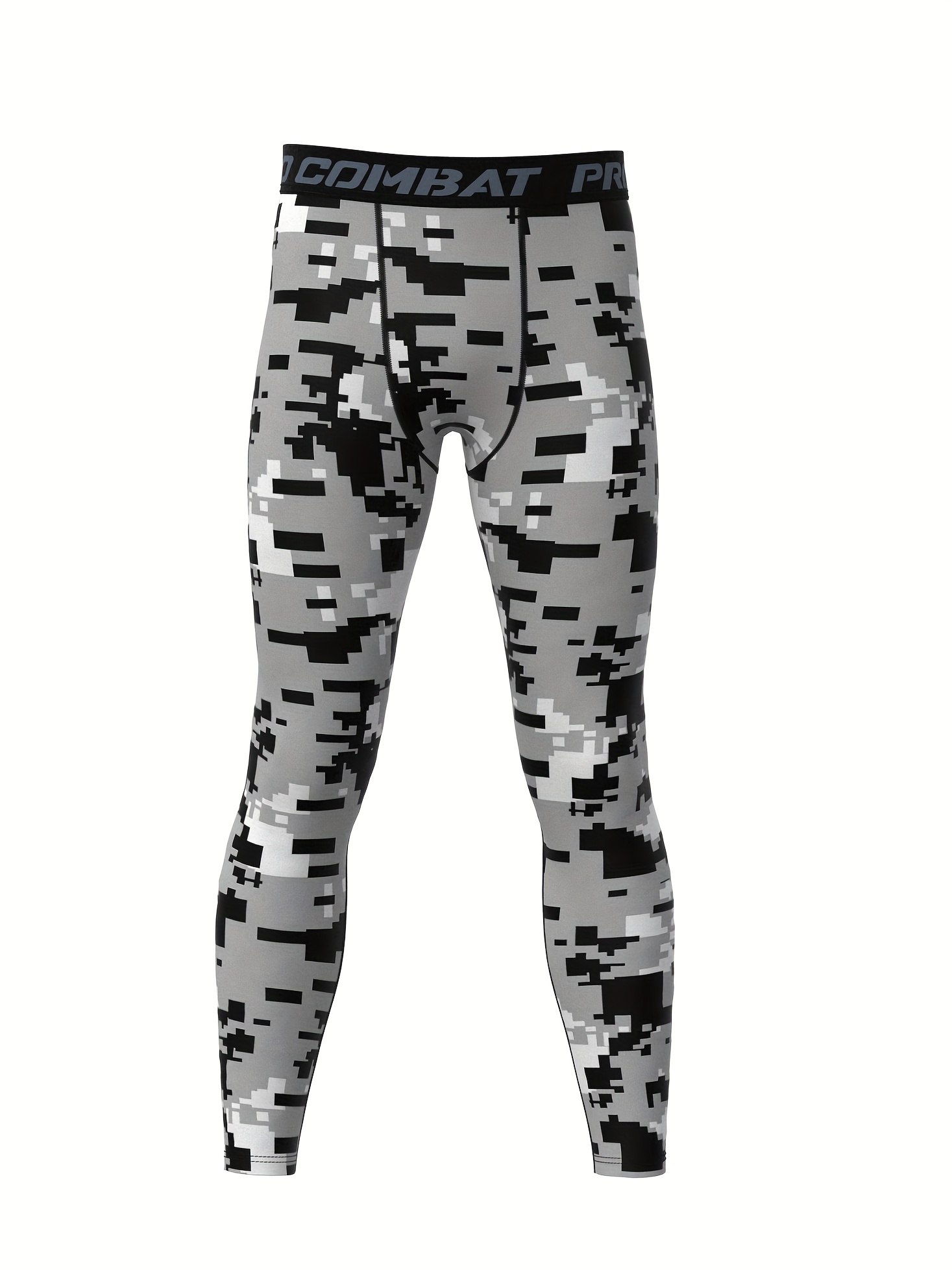 Camouflage Compression Pants Men Quick drying Moisture - Temu