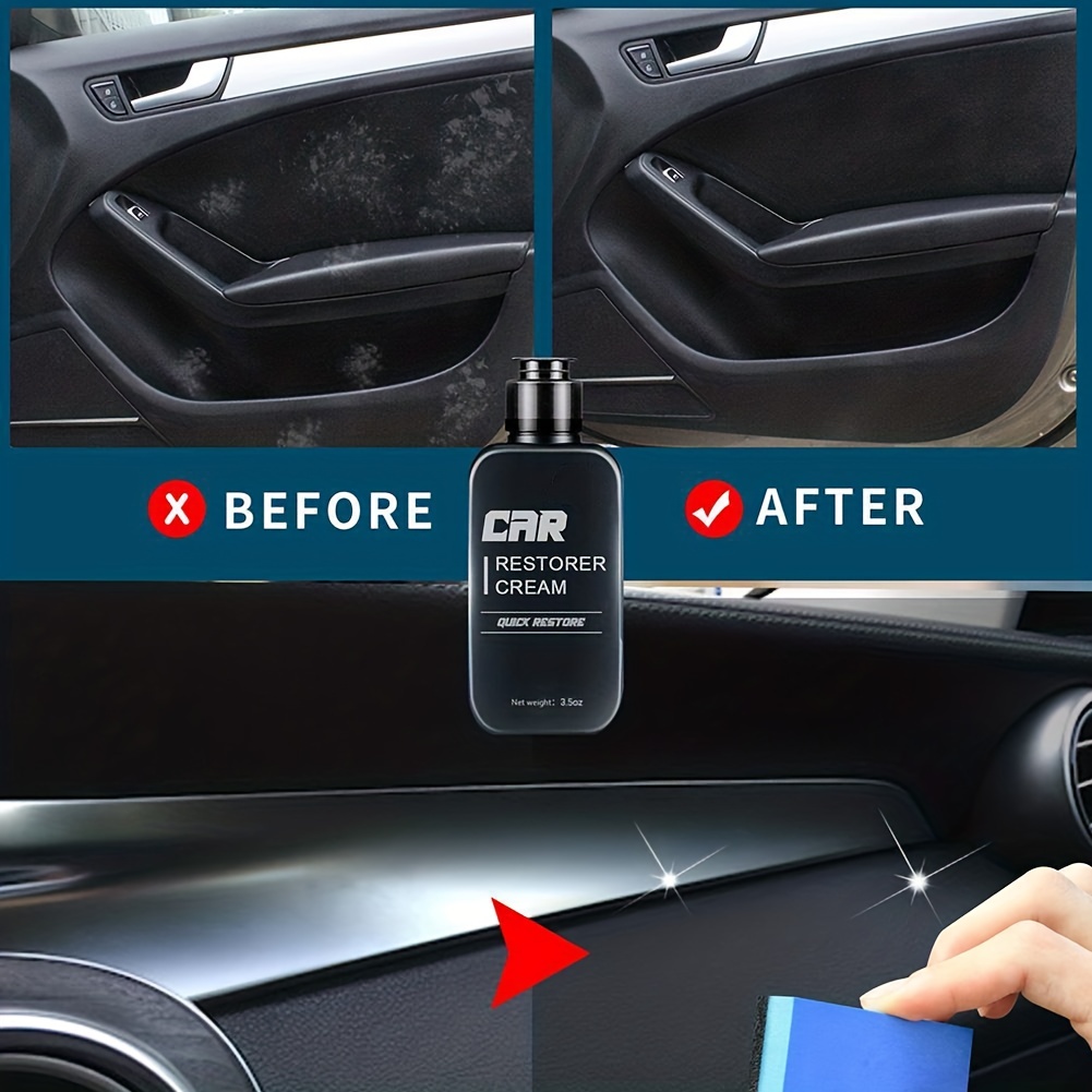 100ml Auto Care Inner Car Interior Wax Seat Polish Dashboard Cleaner