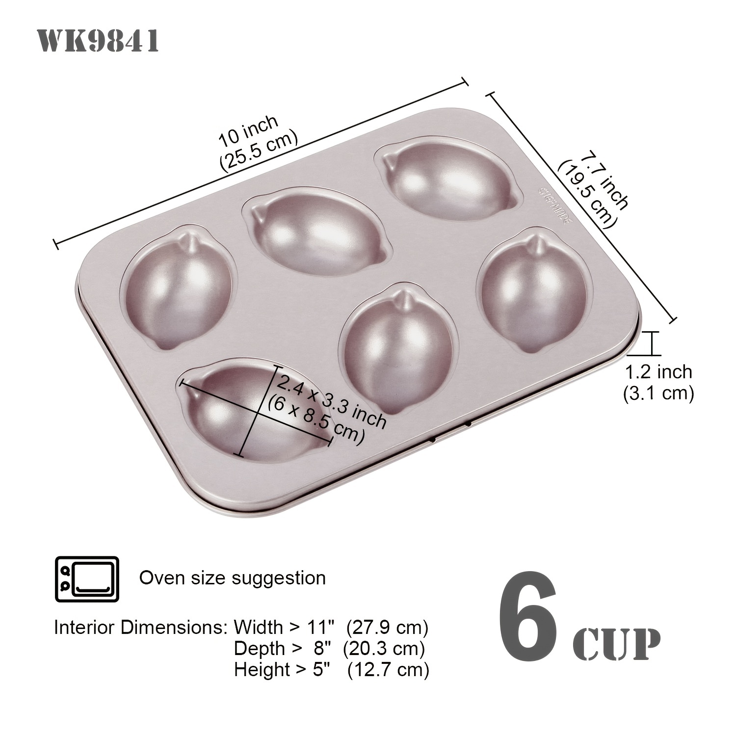 CAKE PAN/TIN | 9 x 12 INCH | RECTANGLE | 3 INCH DEEP