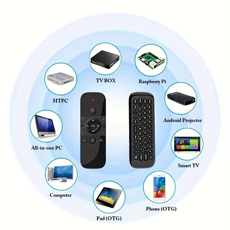teclado para smart tv 2.4G inalambrico samsung Lg Android TV Box Proyector  HTPC