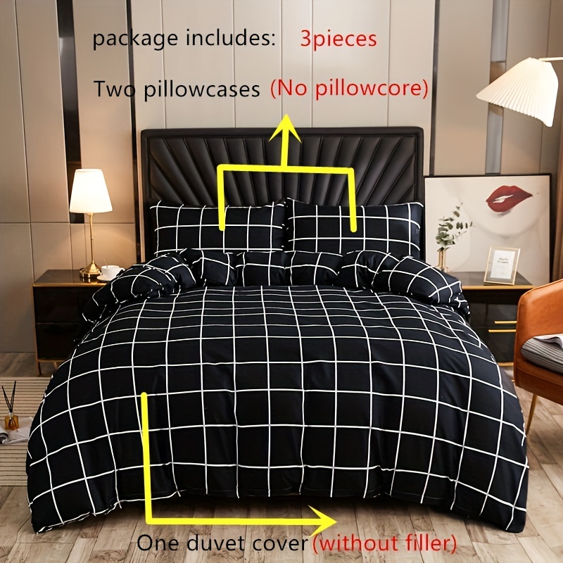 Duvet Cover Set (1*duvet Cover + 2*pillowcases, Without Core