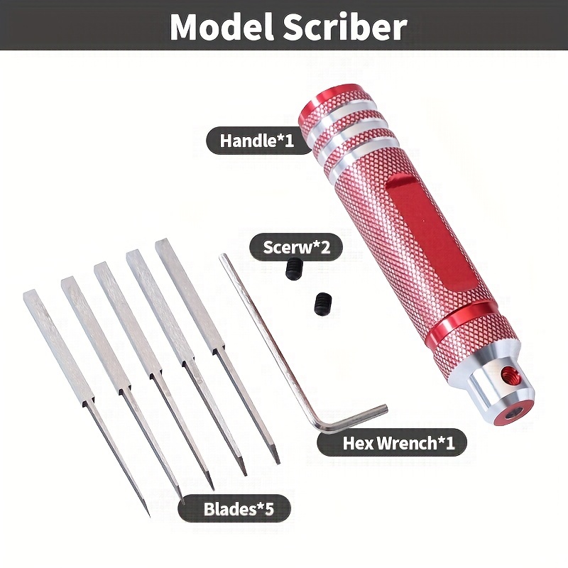 Model Panel Line Scriber Resin Carved Scribe Line Hobby Cutting Tool Model  Chisel with 7 Blades 0.1-2.0mm for Carving Cutting - AliExpress