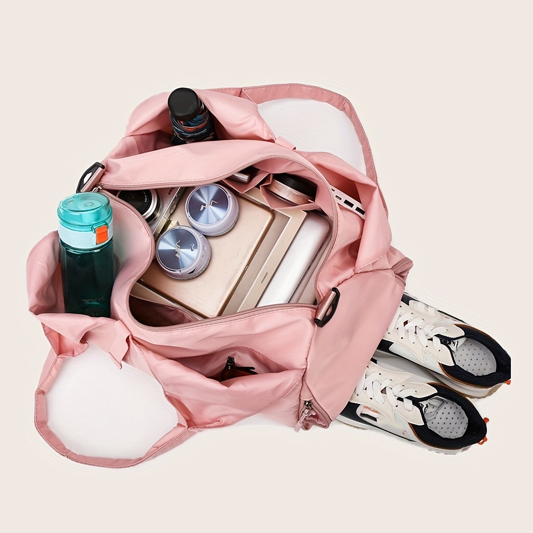 Portable Sports Gym Tote Bag Yoga Mat Holder Dry Wet - Temu Canada