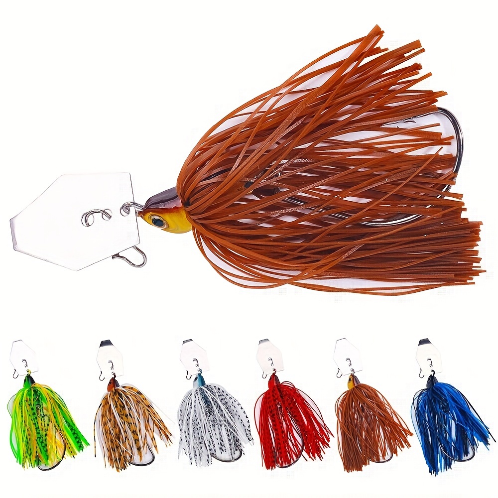 Bass Fishing Lures Spinning Lures Buzzbait Multicolor - Temu