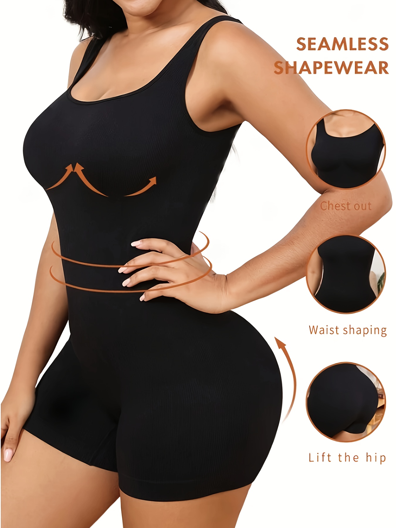 Women's Seamless Tummy, Thigh, Hip & Butt Lift/Shaper Bodysuit