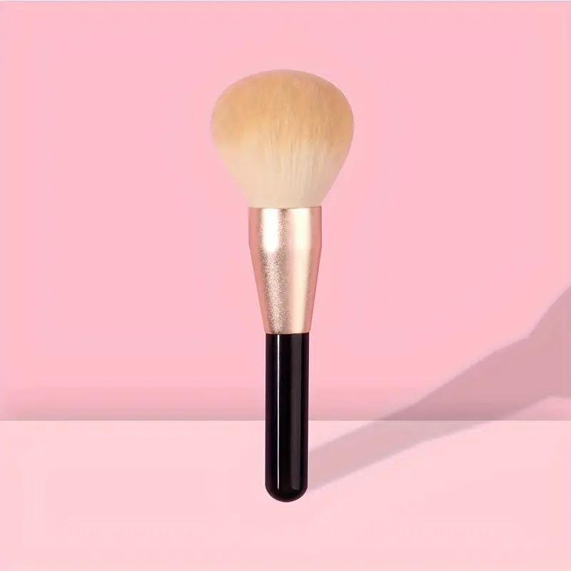 Super Large Loose Powder Brush With Soft Bristles And Wood Handle, Blush  Brush, Portable Makeup Tool - Temu