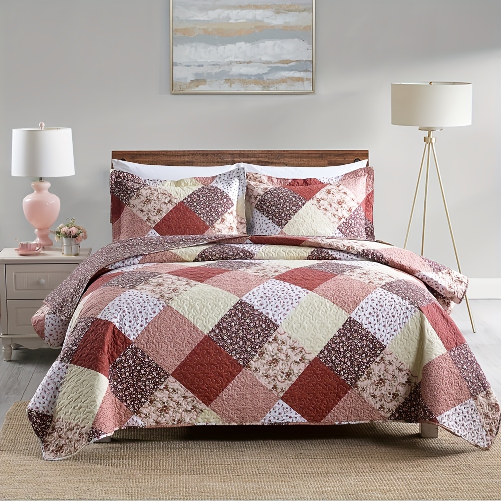 elegant flower pattern bedspread set (1*bedspread +
