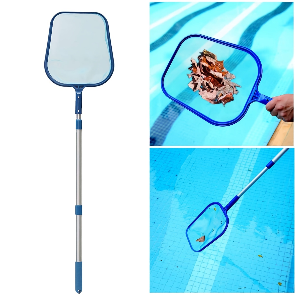 Pool Skimmer Net Pole (leaf Skimmer Pole) Pool Nets Cleaning - Temu