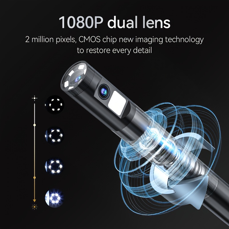 1pc 360 Grad Drehung Industrie Endoskop High Definition - Temu Germany