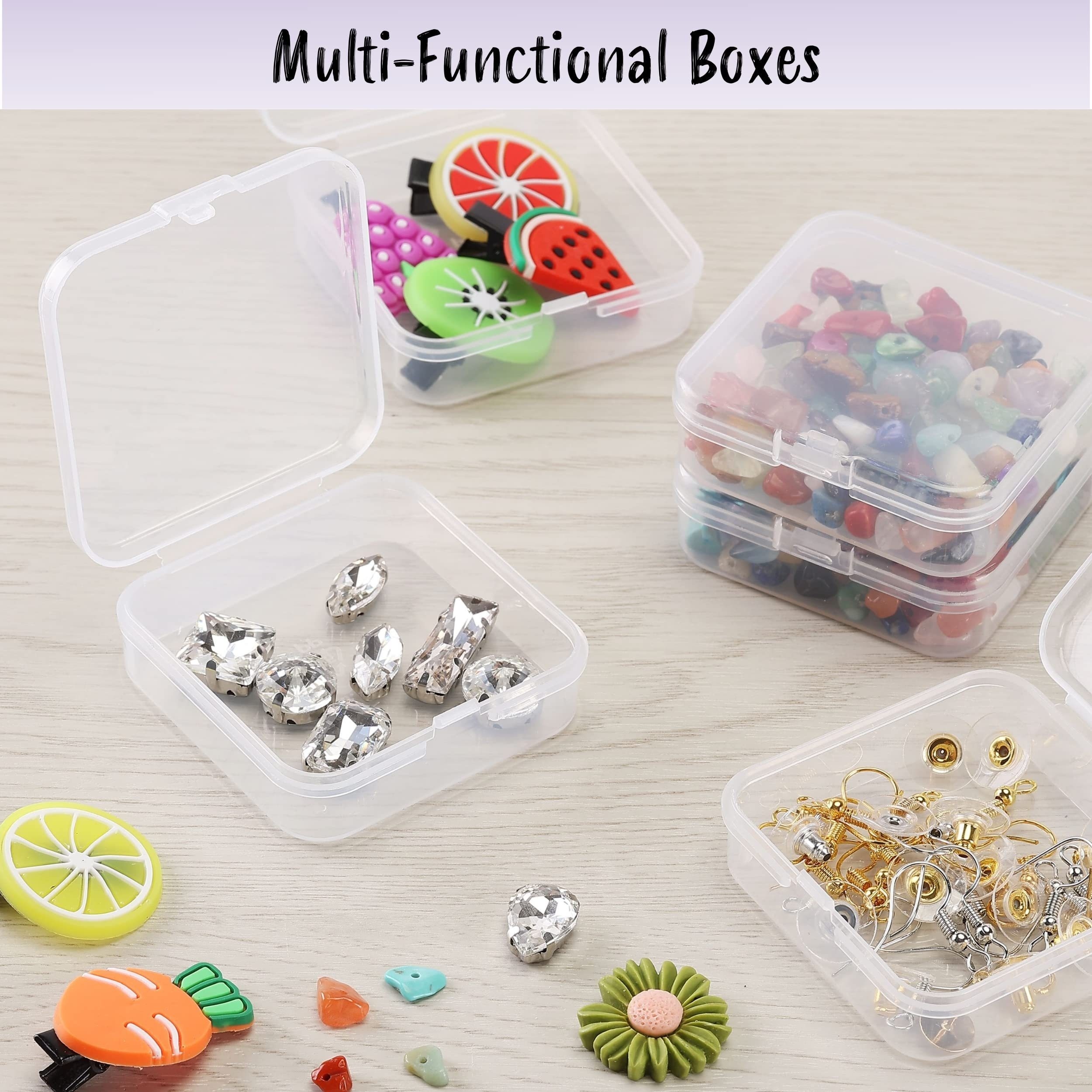 Small Bead Organizer Plastic Storage Box Mini Clear Bead - Temu