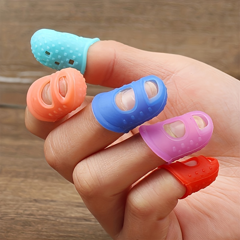 Finger Thimble Set of 3 Finger Thimble Five Sizes Silicone Thimble Colors  to Choose From -  Sweden