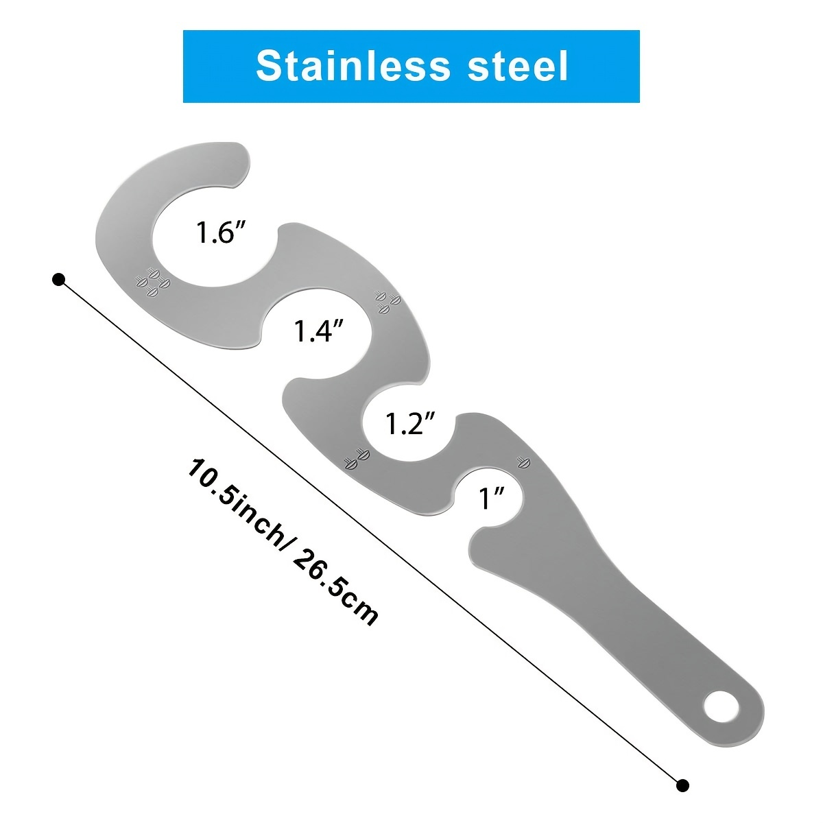 Pasta Ruler Measuring Tool 4 Serving Portion Stainless Steel - Temu