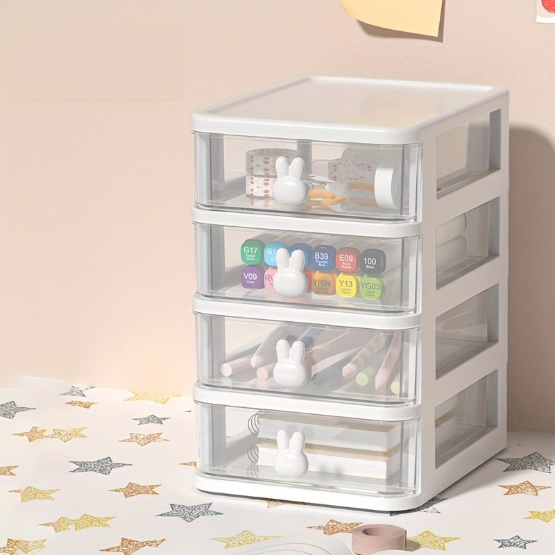 Rabbit Desktop Storage Boxes Multi Grids - Temu