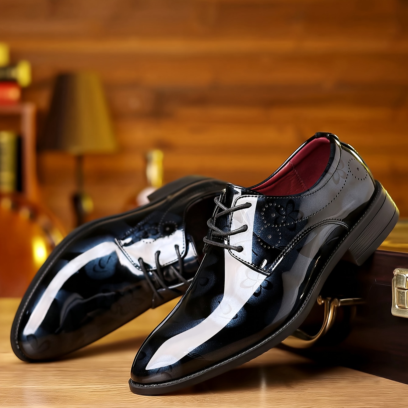 Patent Leather Shoes - Temu