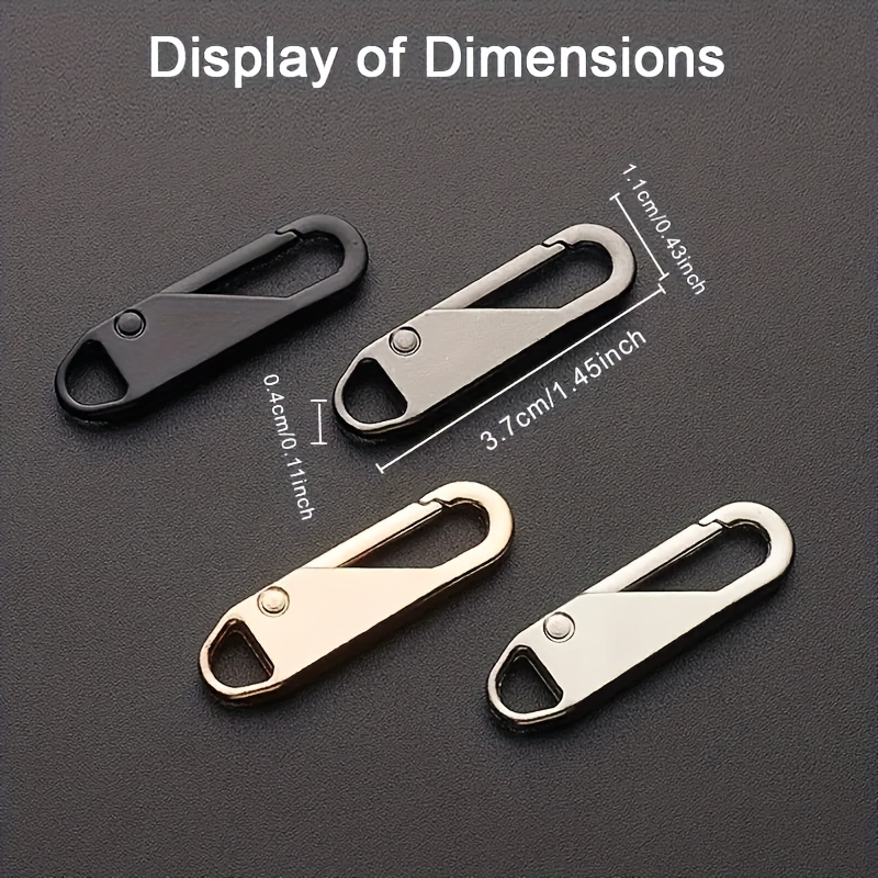 2pcs Detachable Zipper Pull Tab Repair Kit For Luggage - Temu