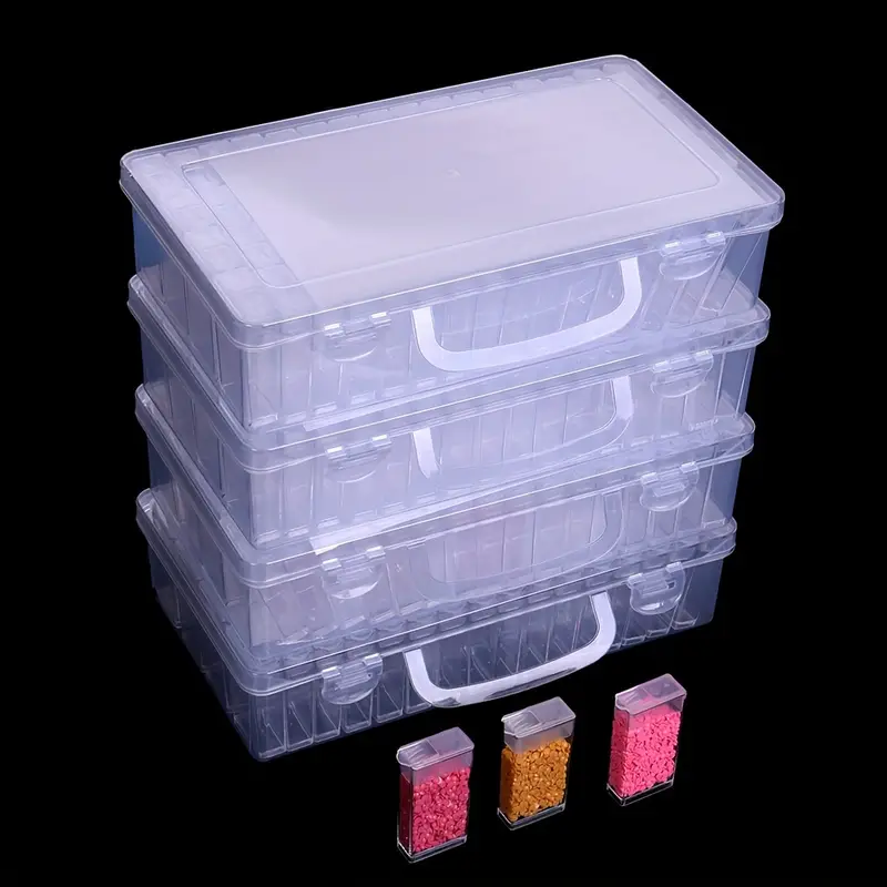 Diamond Painting Tool Box Container Craft Storage Box - Temu