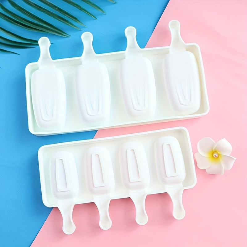 Unicorn Popsicle Mold - Reusable Ice Cream Molds For Summer Fun - Includes  Wooden Sticks - Perfect Beach Accessories And Kitchen Gadgets - Temu