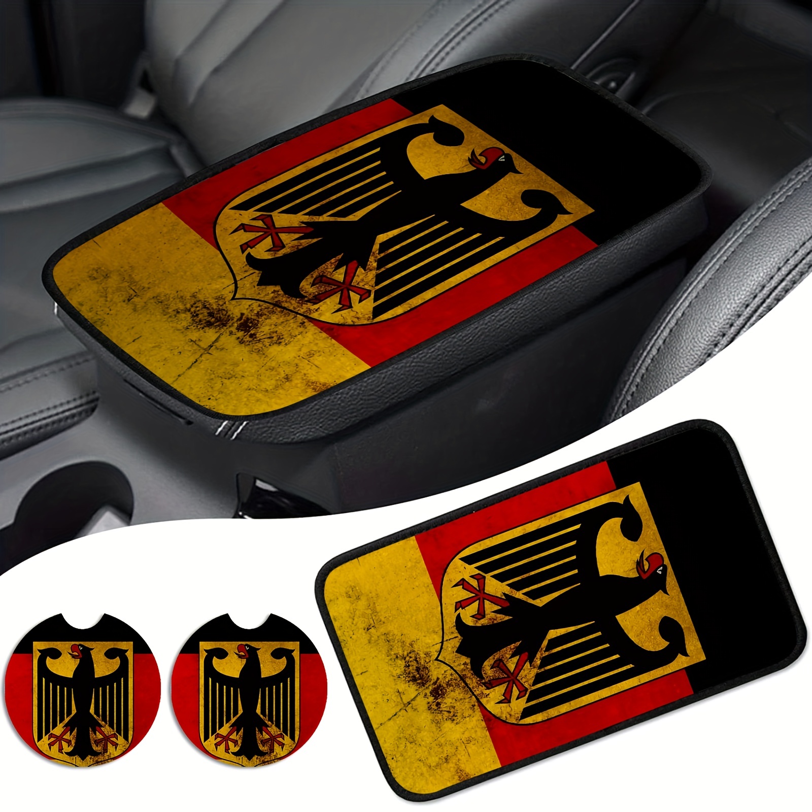 Autositz-Rückenlehne Anti-Kick-Pad Leder Anti-Schmutz-Pad Schutzhülle  Aufbewahrungsbox passend für -M (nur Auto-Logo Custom) - Temu Germany