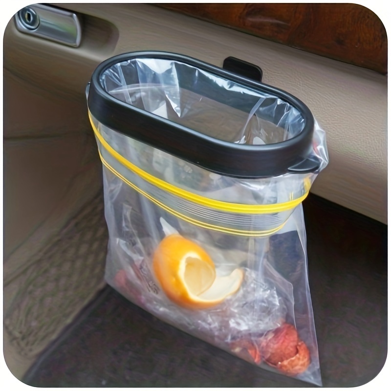 Poubelle de voiture avec couvercle et sacs poubelle Petite - Temu
