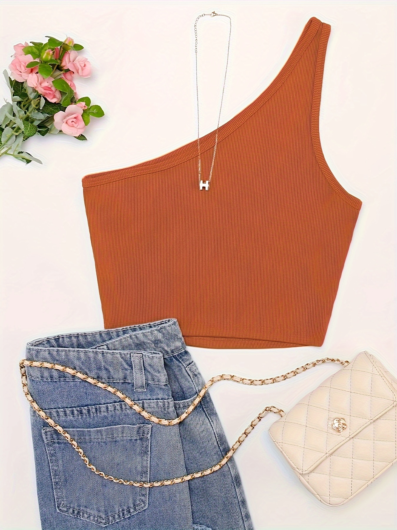 Rib Pocket Crop Top