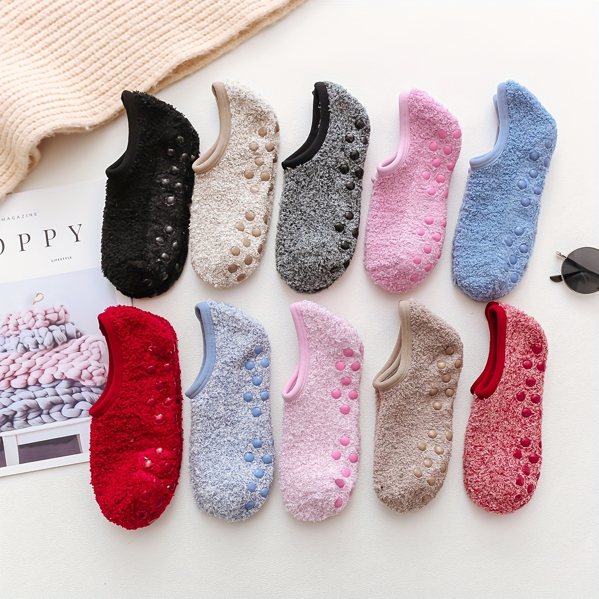 Synthetic Foam Daily Wear Slipper Socks Women's Super Soft Slipper Belly  Socks, Multi Color, Heels at Rs 75/pair in Surat