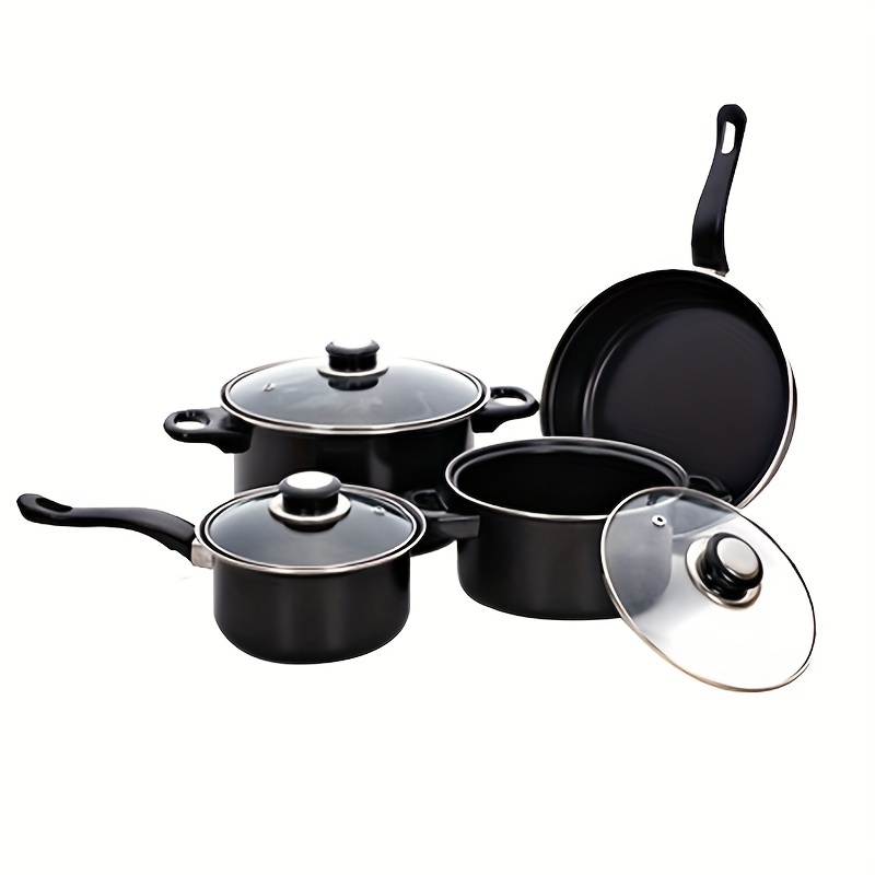 multifunctional household 13 piece set of aluminum non stick pot soup pot stew pot frying pan multi piece set details 2