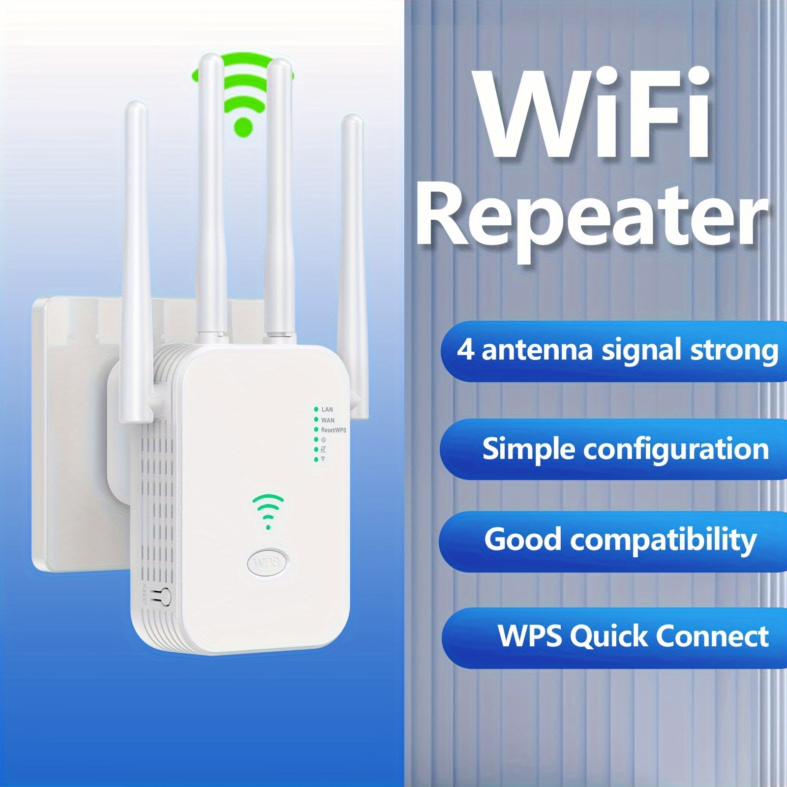 1200mbps Wifi Repeater 2.4ghz Wifi Range Extender 5ghz Wifi - Temu