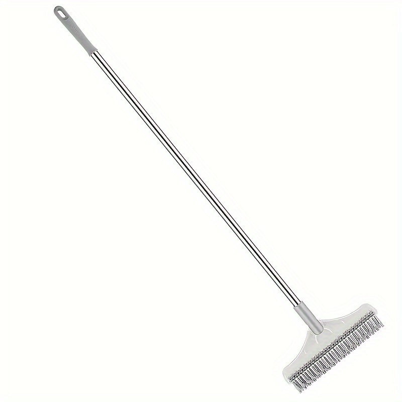 Multi-purpose Floor And Wall Cleaning Brush, 3-in-1 Bathroom Floor Wall  Tile Cleaning Brush With Scraper, Long Handle Scrubbing Cleaning Brush,  Floor Brush, No Dead Corner, Cleaning Supplies, Cleaning Tool, Christmas  Supplies 