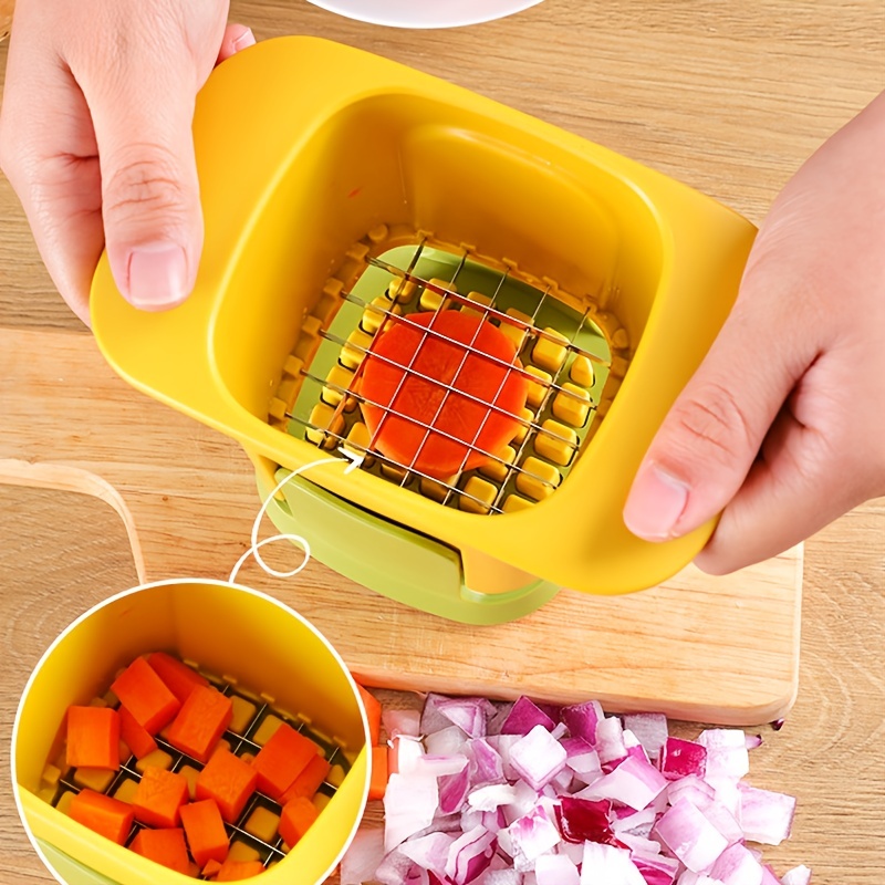 Commercial Manual Potato Slicer Fruit Vegetable Cutter Slicer Fry Chopper  Tool Potato Cutting Machine with 4 Blades 1pc - AliExpress