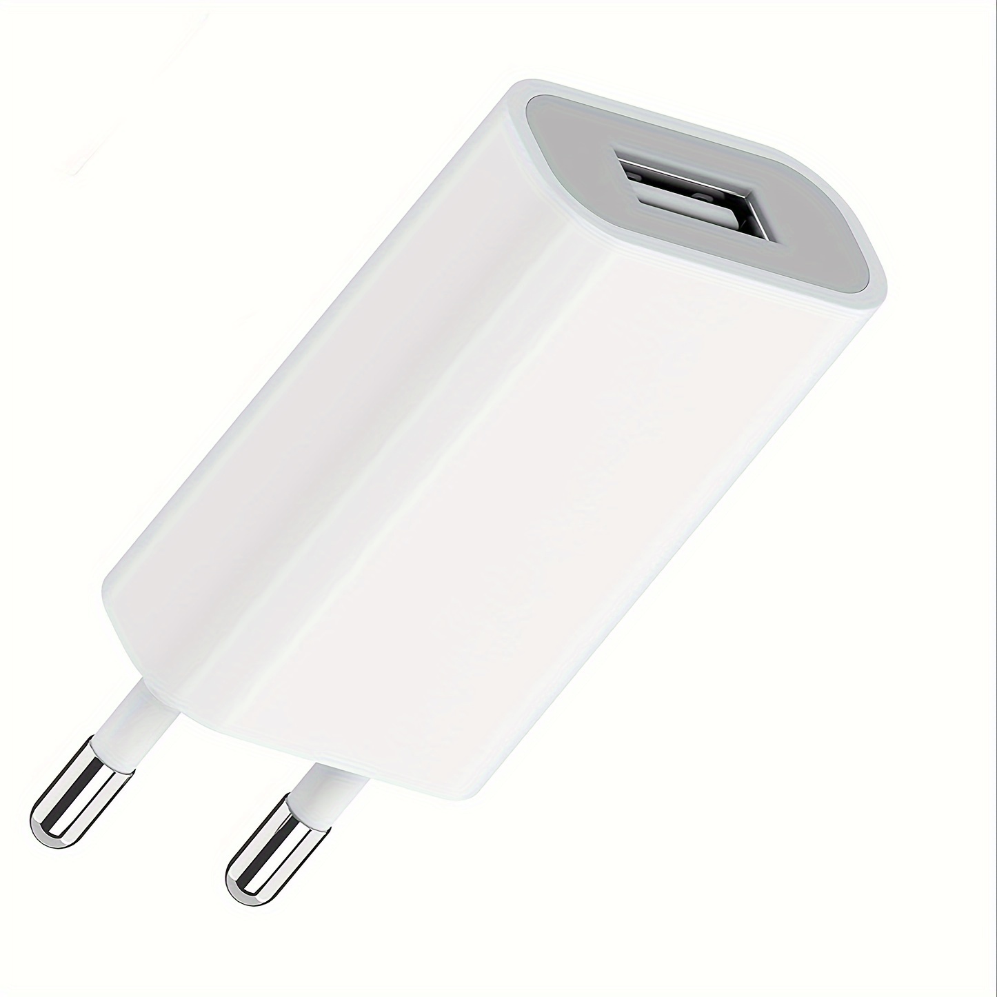 Enchufe de pared USB de un solo puerto, paquete de 5 unidades de 1A5 V,  adaptador de corriente para iPhone 15 14 13 12 11 XS XR X 8 Plus, iPad, –  Yaxa Colombia