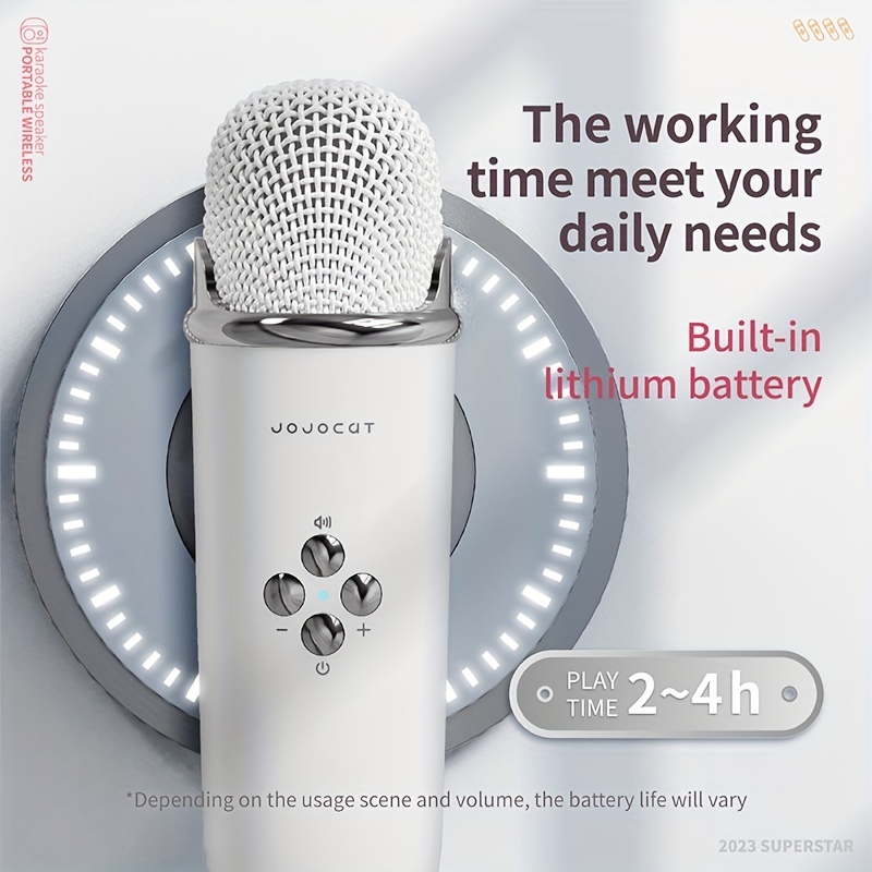 Zx 01 Wireless Microphone Karaoke Adult Mini High Power - Temu
