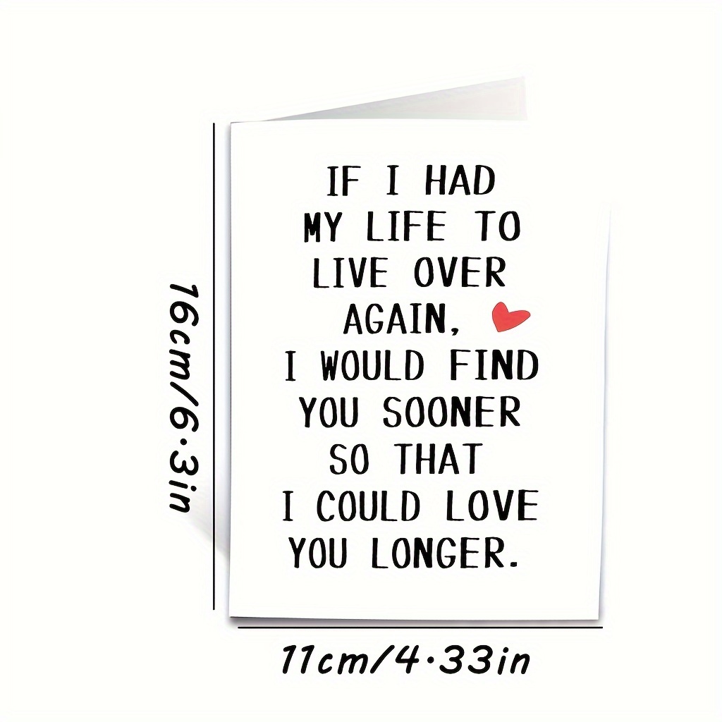 Funny Anniversary Card Husband Wife Romantic Anniversary - Temu