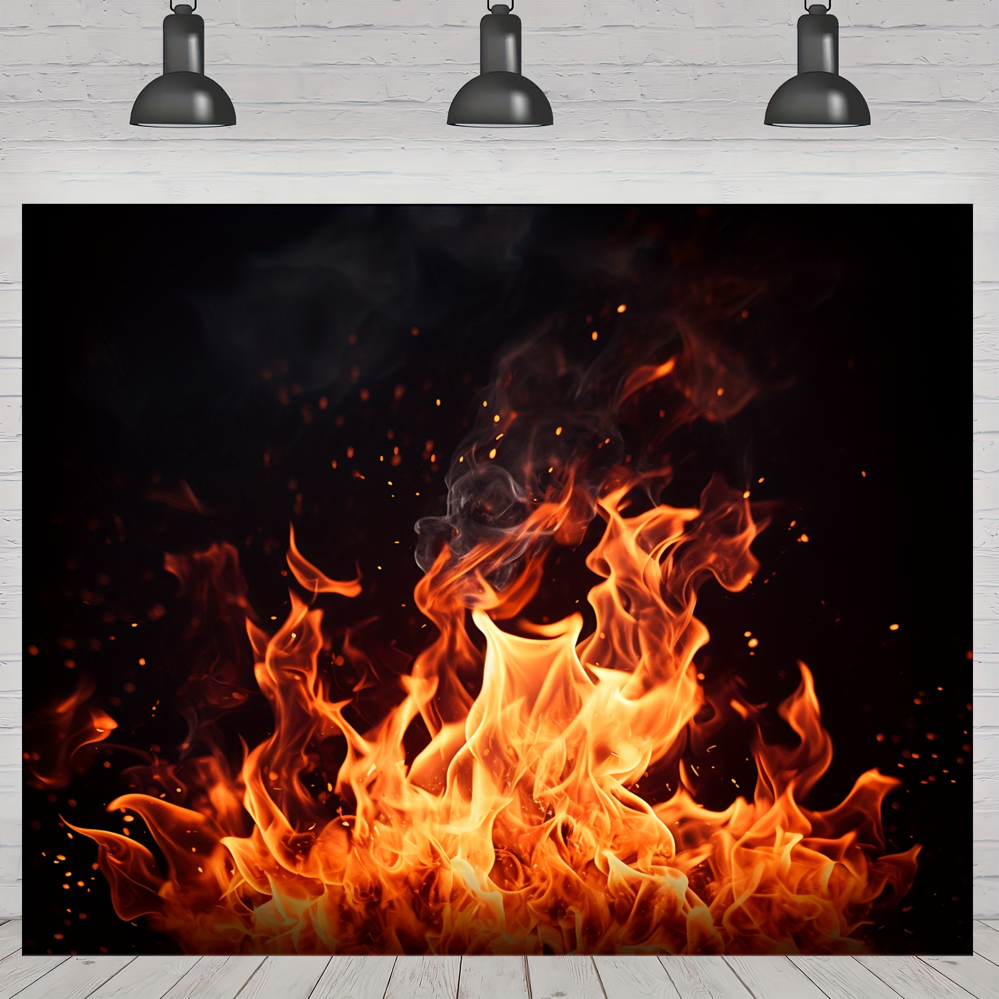 3d Fausse flamme en carton décoratif Pièce maîtresse de feu de feu  artificielle Torche de flamme décorative pour la décoration de fête de feu  de camp