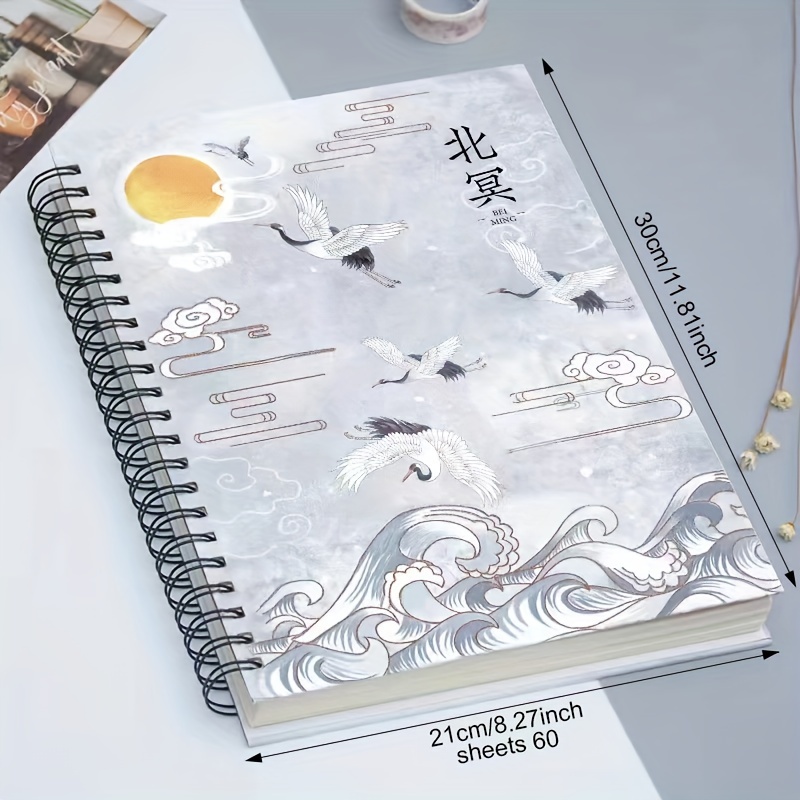 Art Sketchbook 160GSM Kraft Paper Spiral Coil Book Office School Supplies  Drawing Notepad Stationary - AliExpress