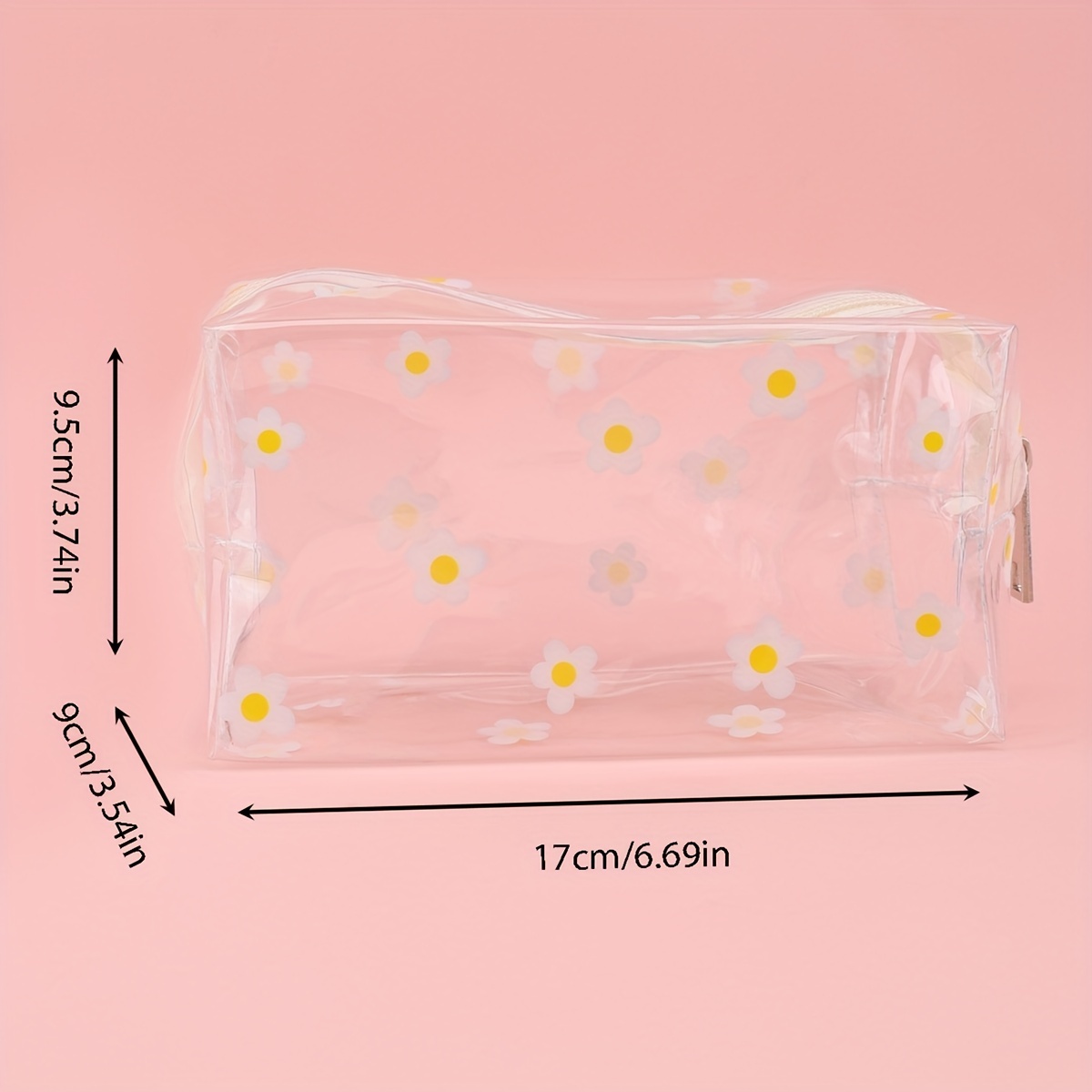 Kawaii Cute Pencil Bag Small Flowers Pencil Cases Cute Simple Pen Bag  Storage Bags School Supplies Stationery Gift For Kids
