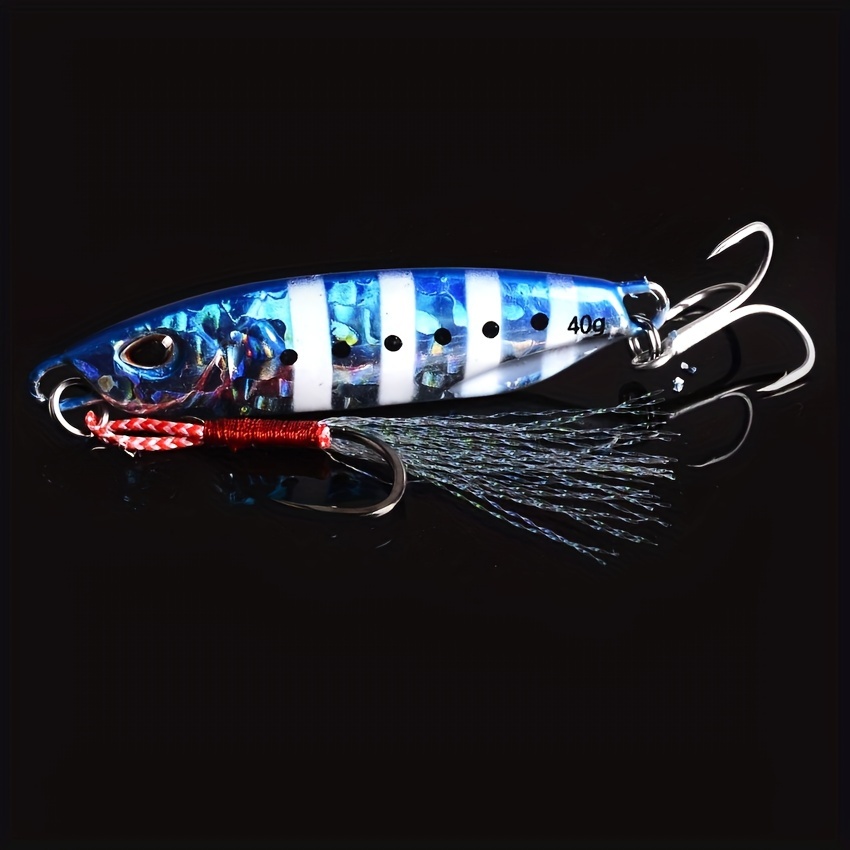 Fishing Jigs Vertical Saltwater Jigs Metal Fishing Spoon Lure Fast Sinking  Jigging Slow Jigging Pitching Artificial Deep Sea Glow Lead Jigs with  Assist Hooks - China Fishing Tackle and Fishing Lure price