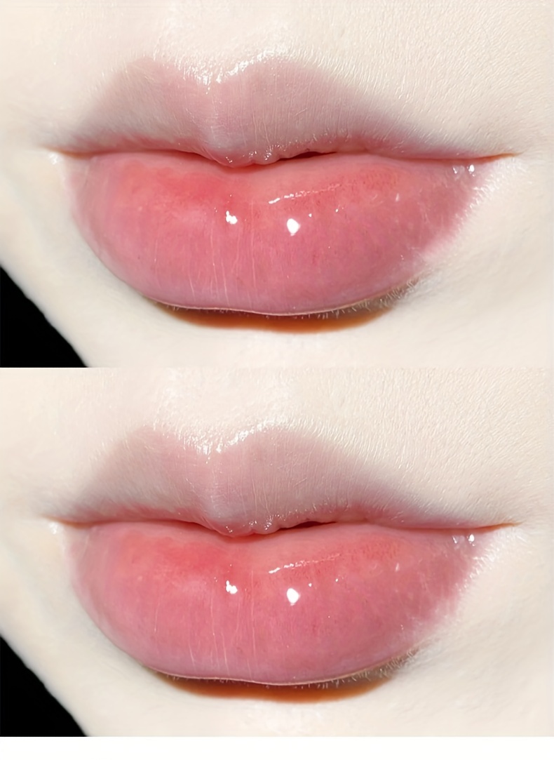 Crystal Clear Jelly Lip Oil Lip Gloss Strawberry Flavored Temu