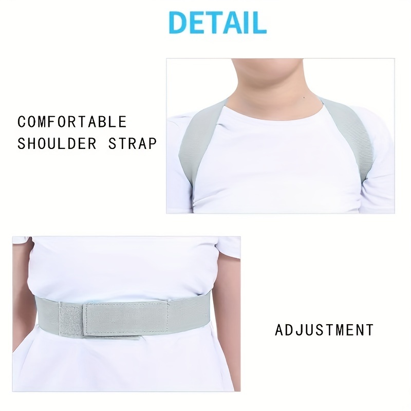 Adjustable shoulder brace, back Lumbar Support belt, Posture