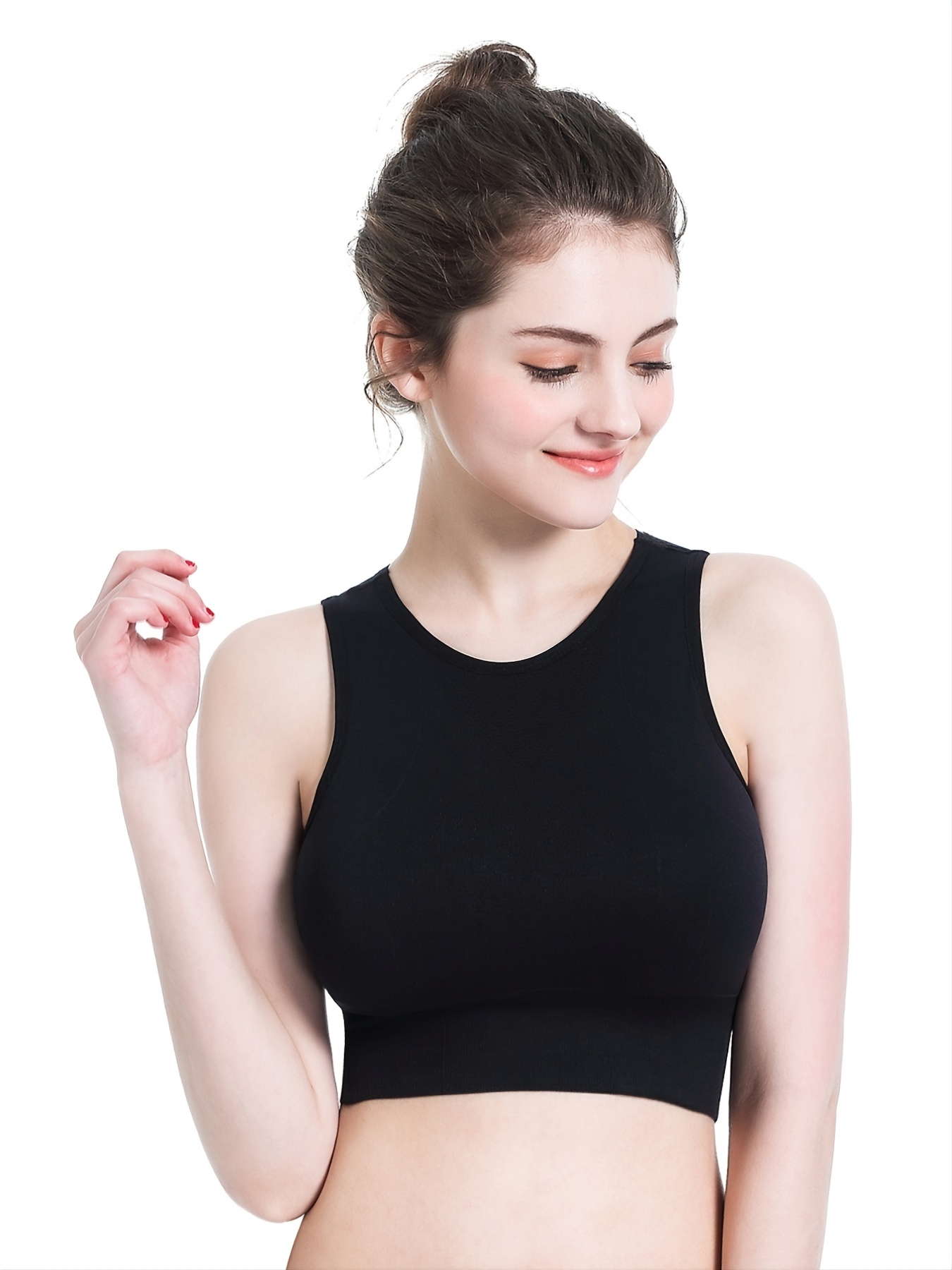 Champion Mesh Overlay Wire Free Sports Bra With SmoothTec