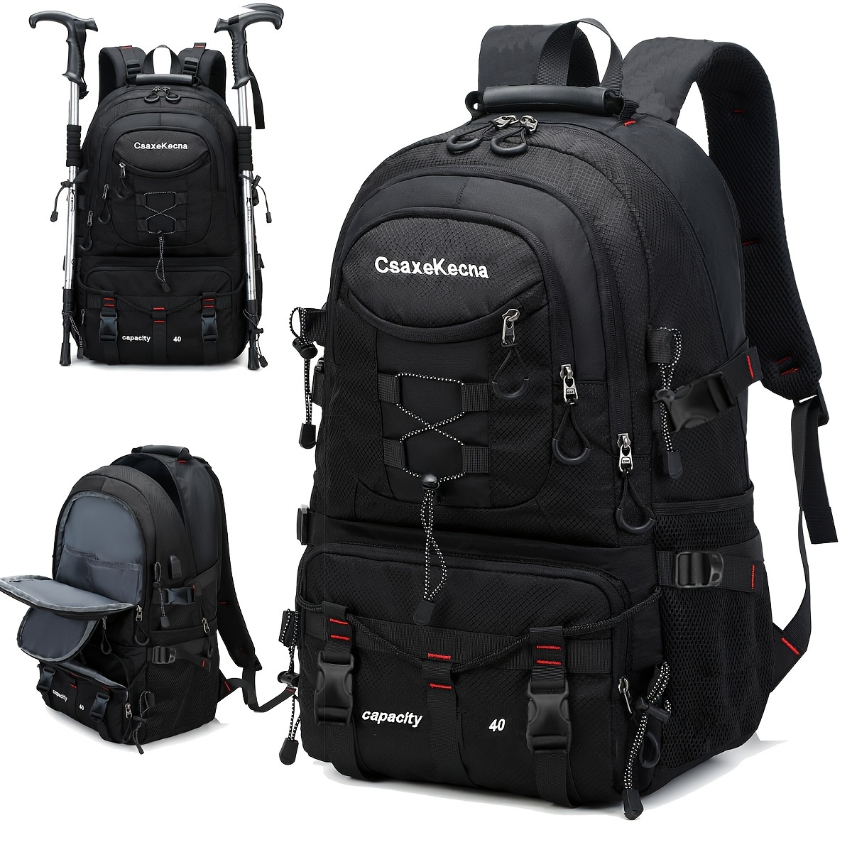 Large Capacity Lightweight Multifunctional Travel Backpack - Temu