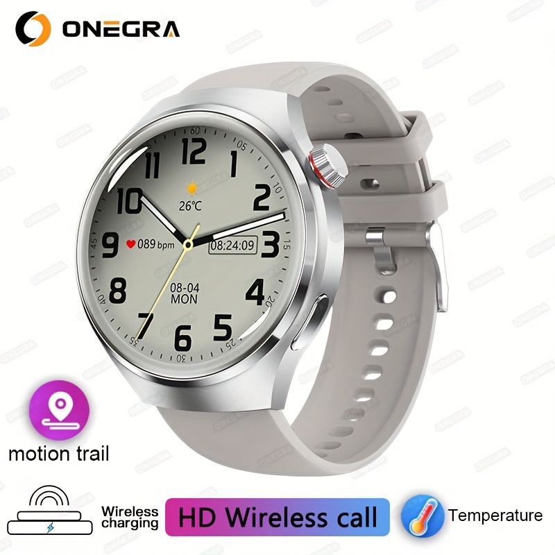 ONEGRA GPS Trayectoria Reloj inteligente de azúcar en sangre, pantalla HD  360 * 360 para hombres GT4 Pro, llamada IP68 resistente al agua NFC, reloj  inteligente de monitoreo de frecuencia cardíaca, presión