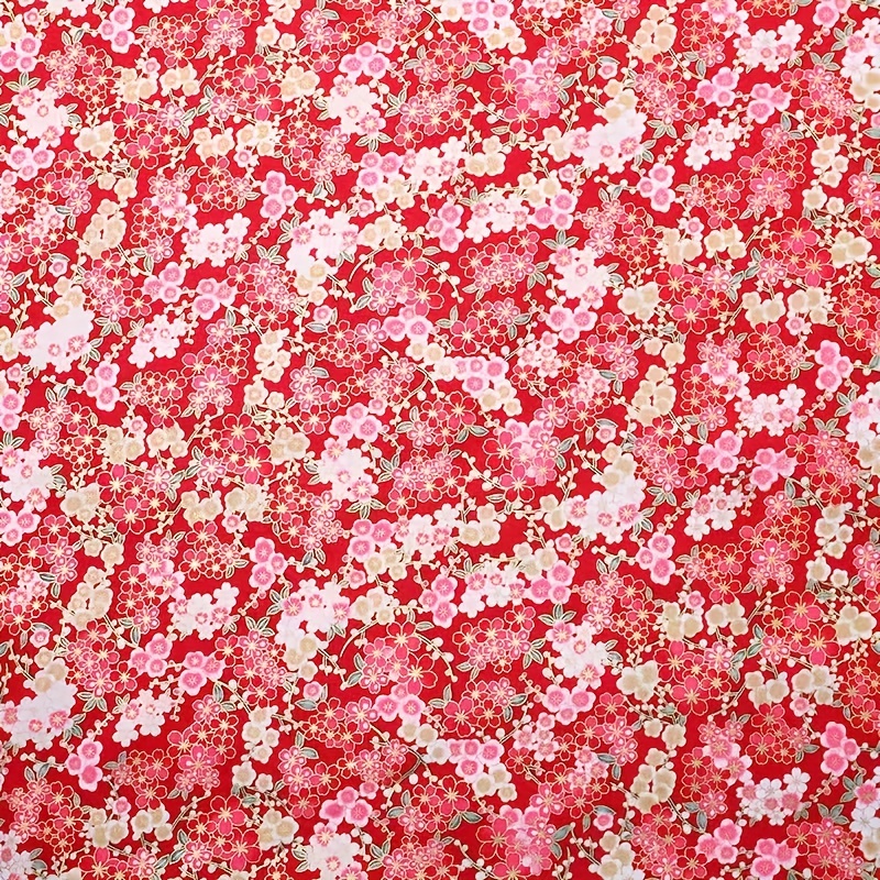 1pc 150 59 37 4in Bronzing Quilting Fabric Cotton Craft DIY Doll Clothes Fabric