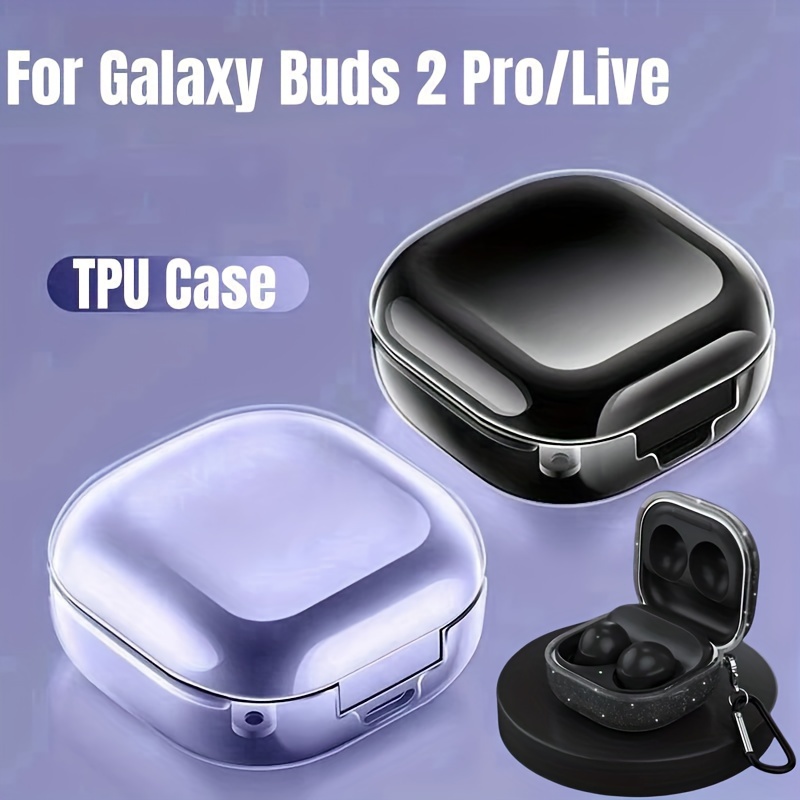 Comprar Funda para auriculares con cámara para Samsung Galaxy Buds 2 pro  Galaxy Buds2 Galaxy Buds Pro Buds Live inalámbrico Bluetooth TPU funda  protectora para auriculares pulsera
