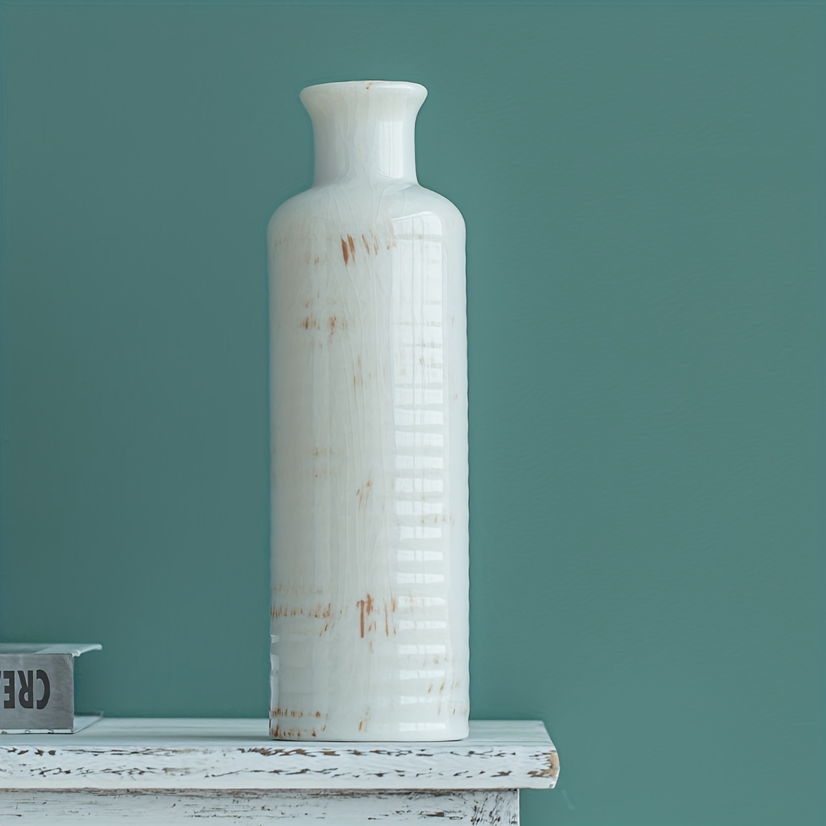 TEMU 1pc/3pcs Set Of Ceramic Vases, Ice Crack Effect Vases, Classic Pastoral Vases, Retro Old Vases, Flower Vases, Hydroponic Plant Vases, Suitable