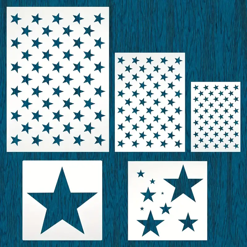 American Flag 50 Stars Stencil Template Large Plastic - Temu